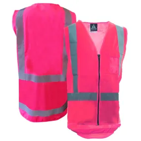 Safe T Tec | Zipped Hi-Vis Vest DN | 801017