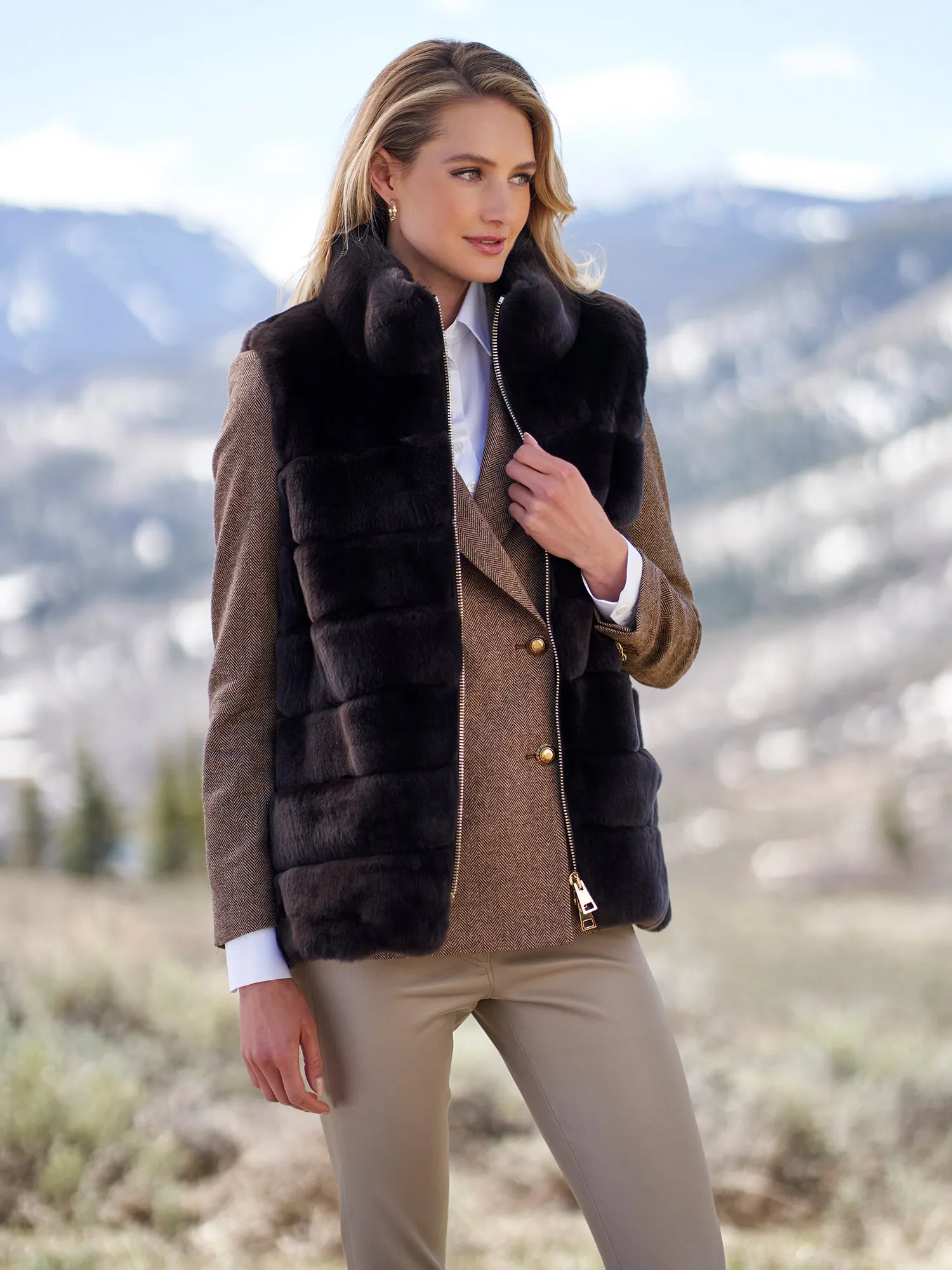 Sarah Rex Fur Vest