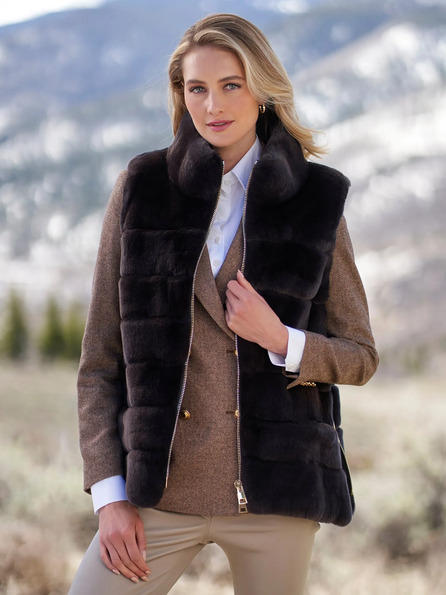 Sarah Rex Fur Vest