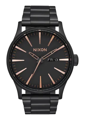 Sentry Stainless Steel - All Black / Rose Gold