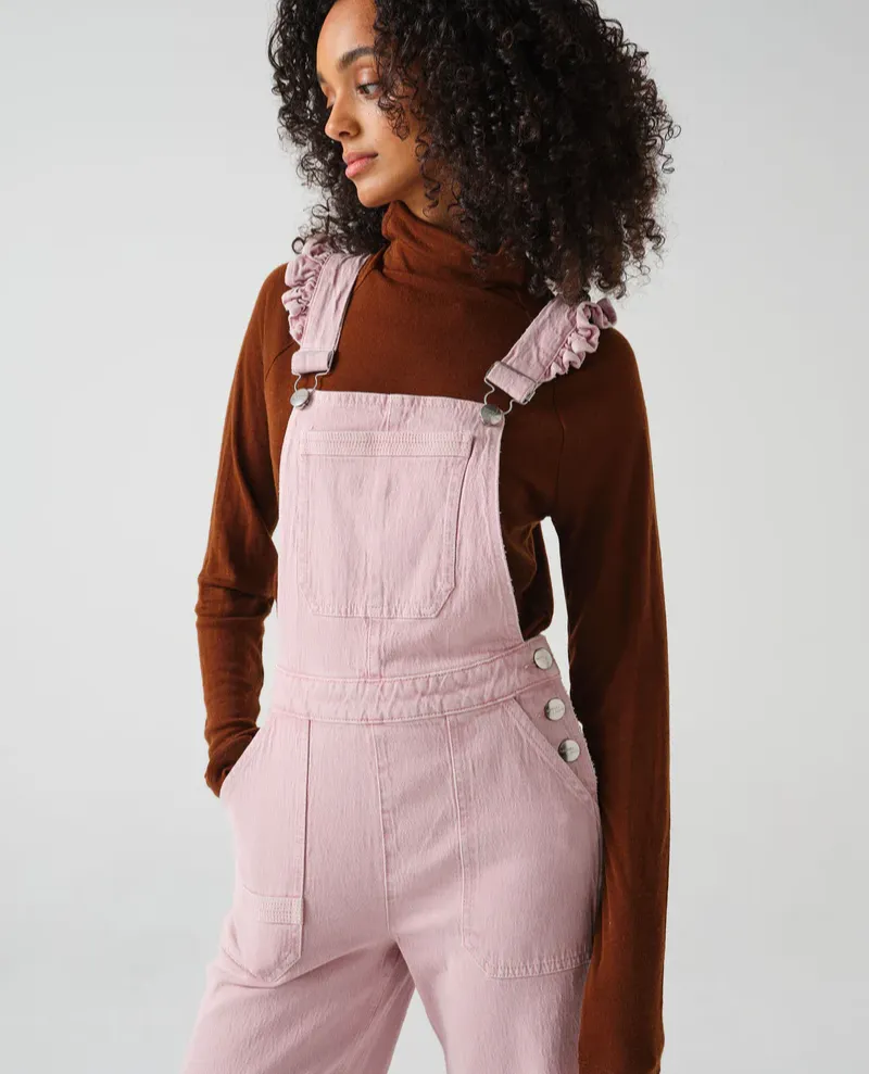 Seventy   Mochi Elodie Dusty Rose Pink Dungarees