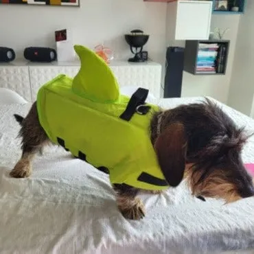 Shark Life Jacket For Dachshund