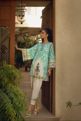 Shehrnaz - Off-White Firdous Tunic  - SHK-1088