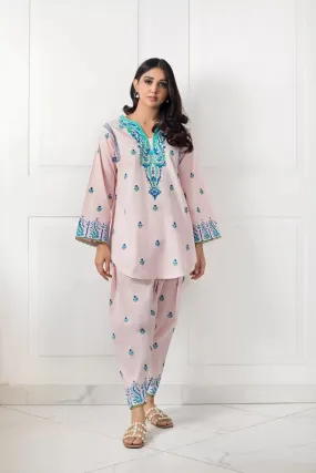 Shehrnaz - SHK-960 - Block Print - Lawn - 2 Piece