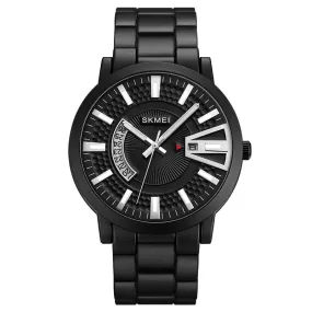 SKMEI 1985 Stylish Gents Watch for Men w/ Stainless Steel Strap