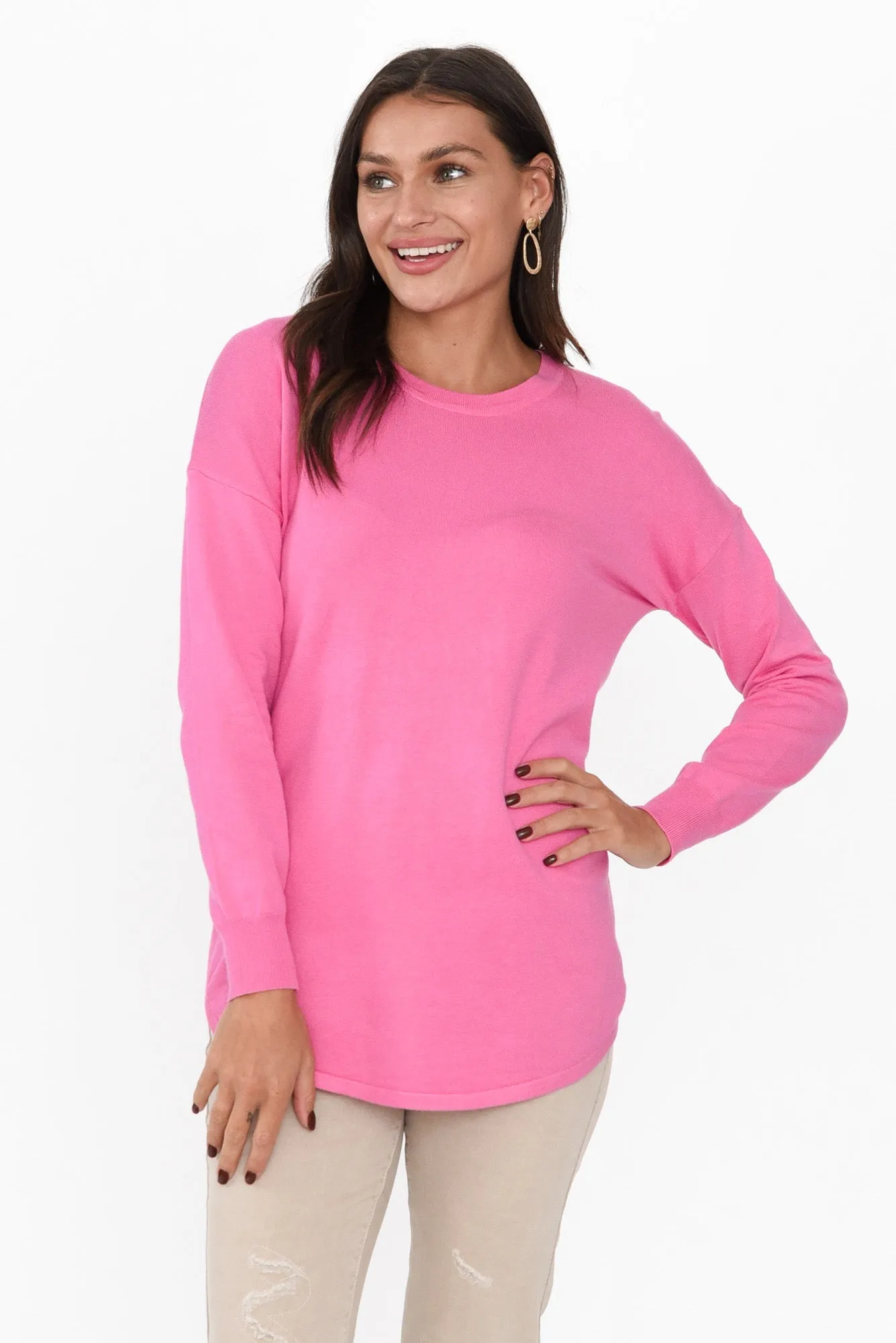 Sophie Pink Knit Jumper