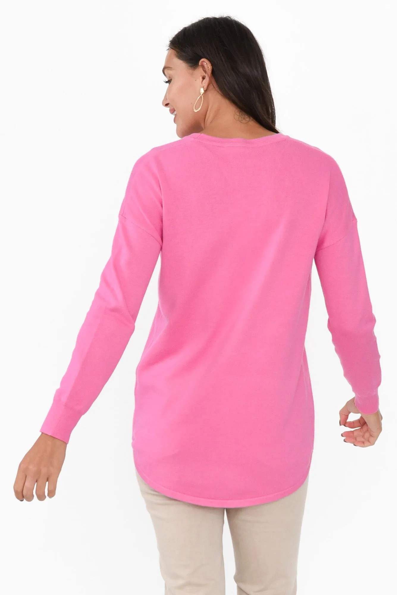 Sophie Pink Knit Jumper