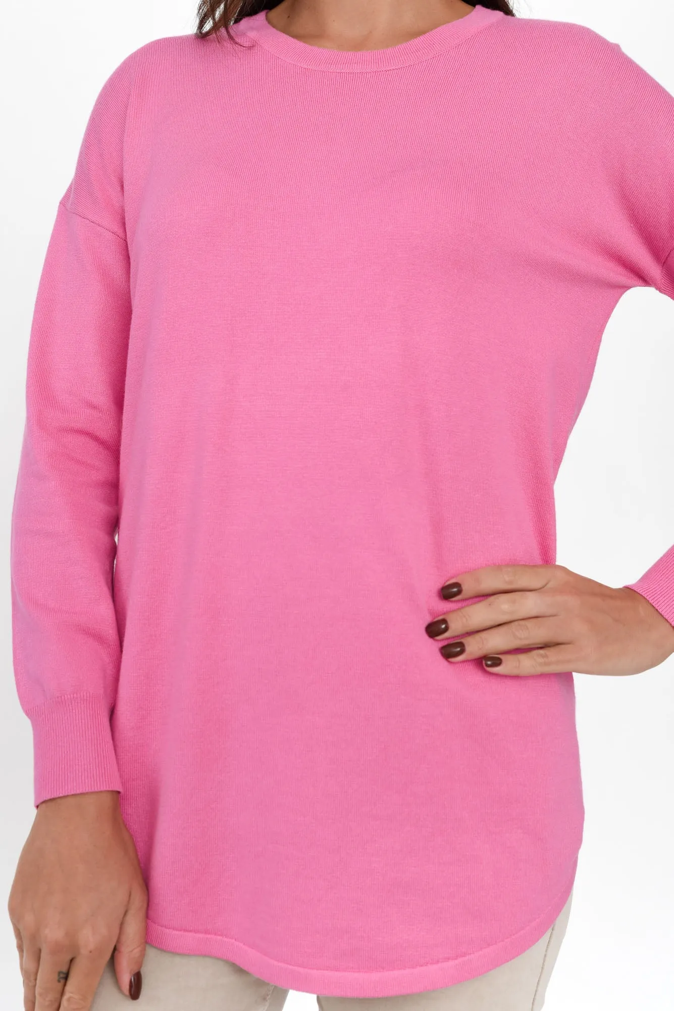 Sophie Pink Knit Jumper