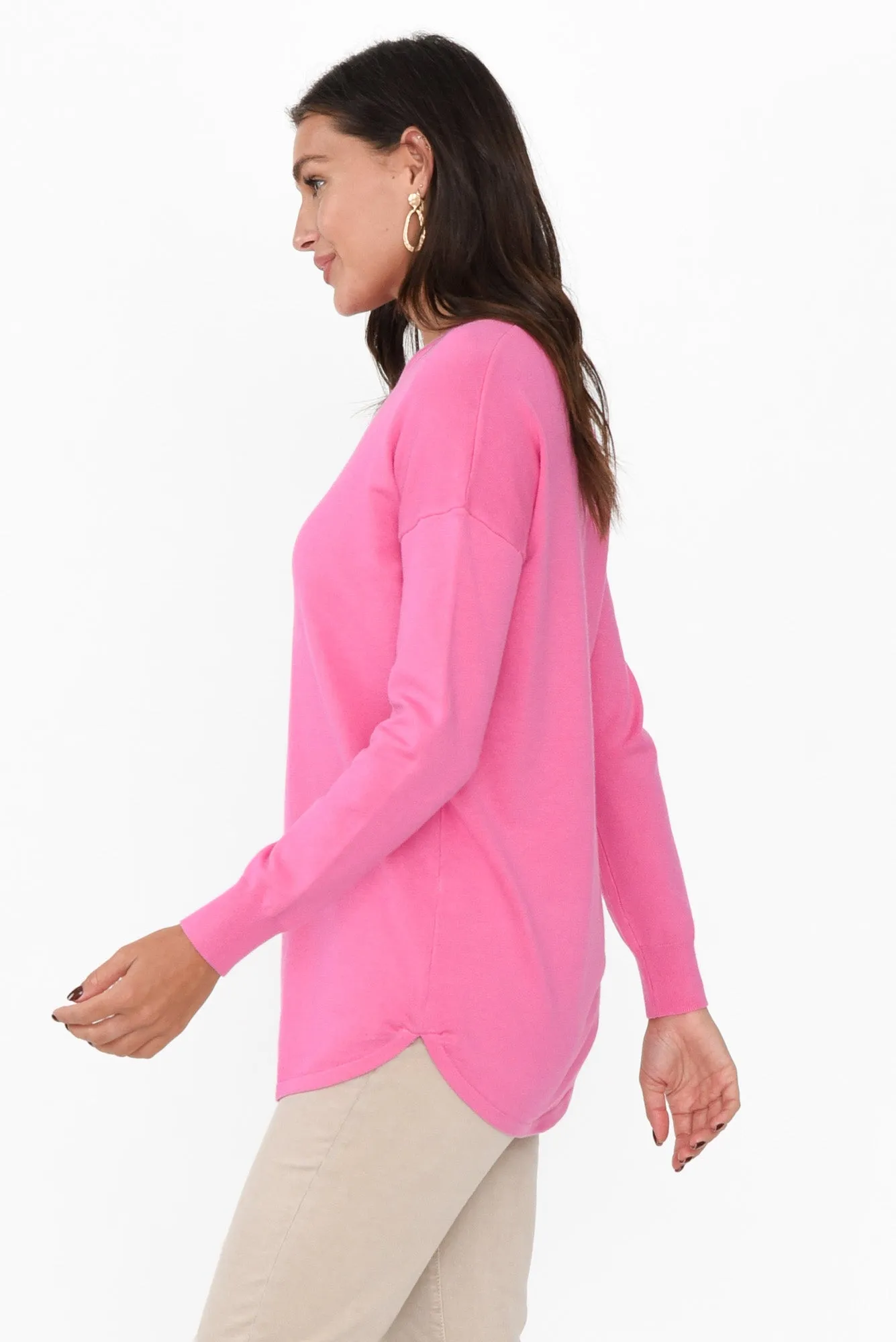 Sophie Pink Knit Jumper