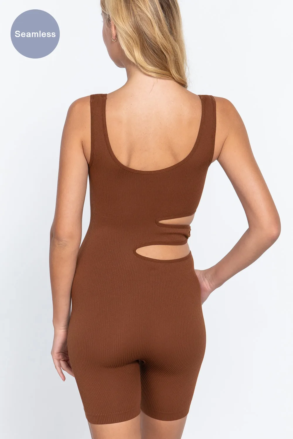 SUAVE CUT-OUT SEAMLESS ROMPER