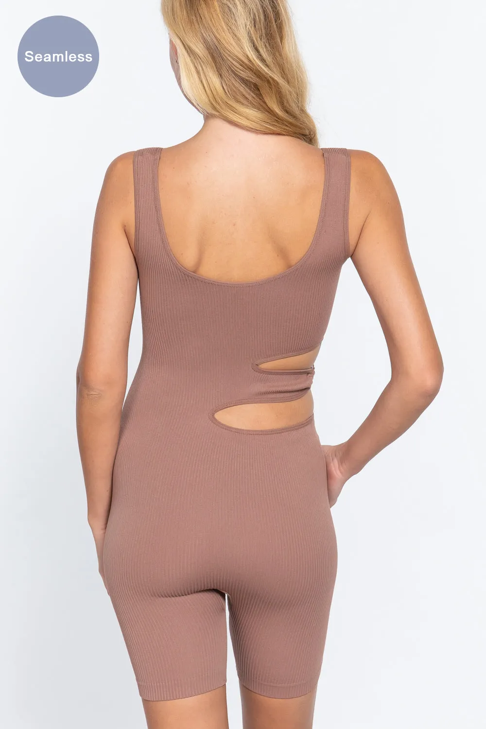 SUAVE CUT-OUT SEAMLESS ROMPER