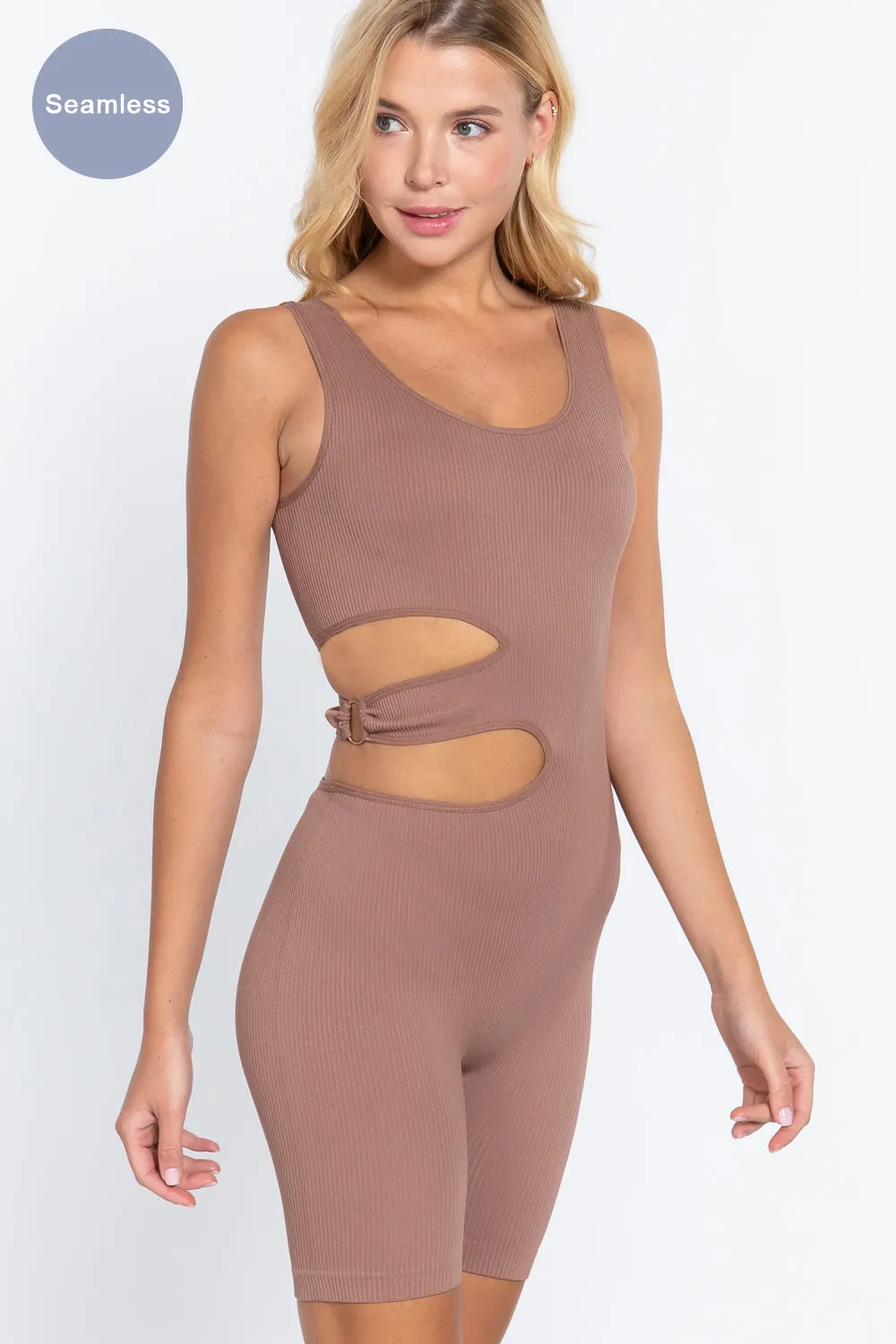 SUAVE CUT-OUT SEAMLESS ROMPER