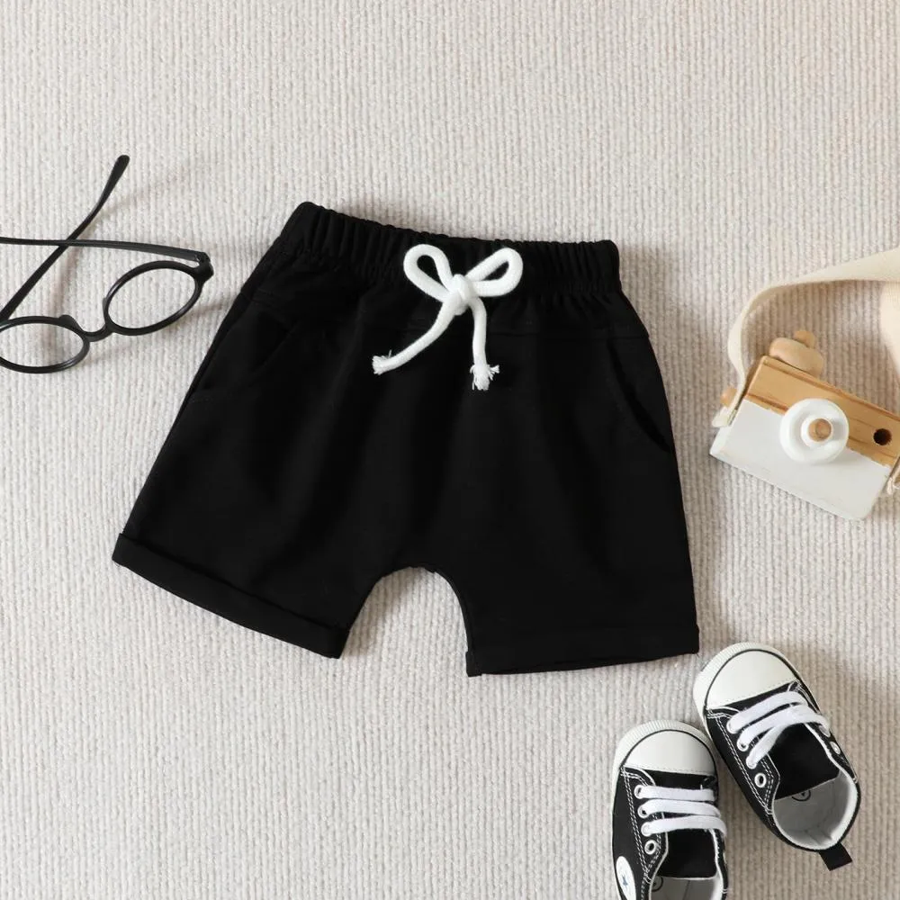 Summer Boy Suit Vest Pocket Shorts Set Wholesale Boys Clothes