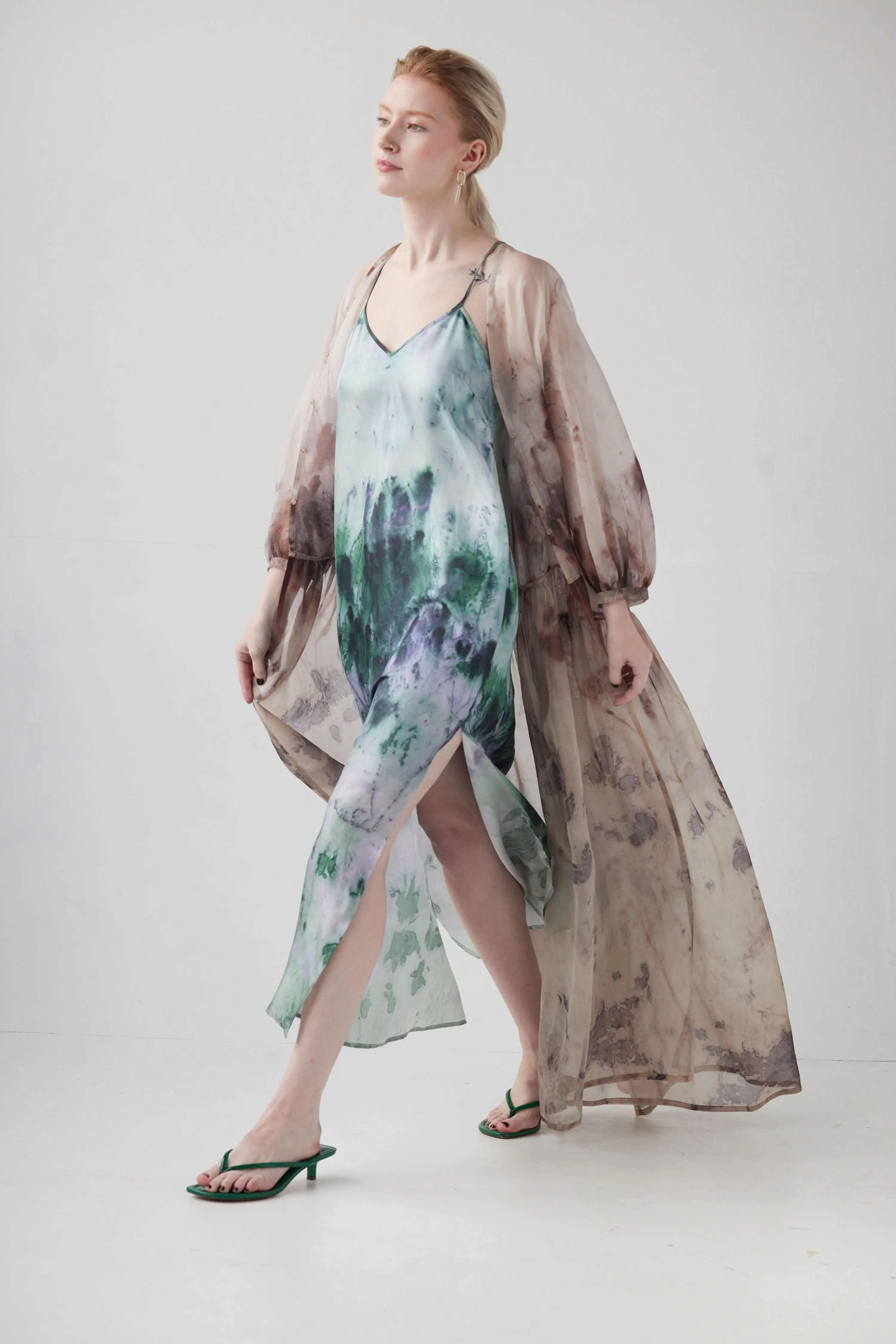 Teresa Dress in Silk Organza