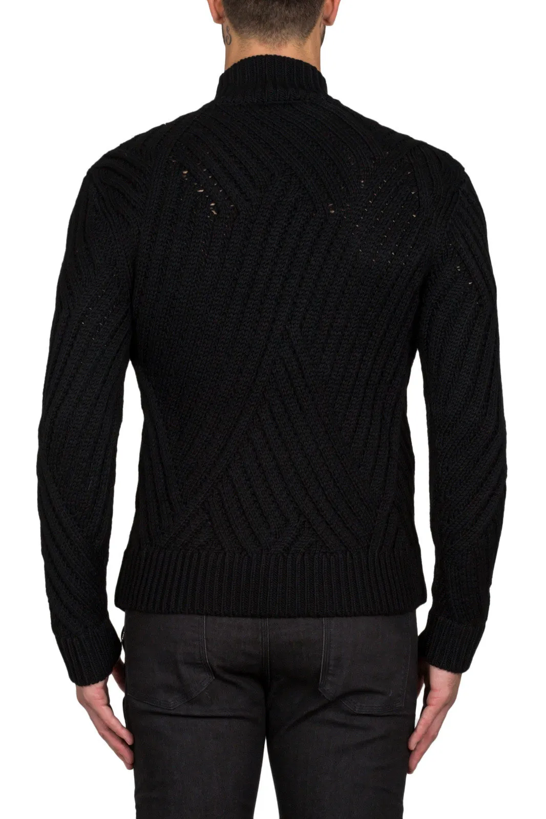 Textured Roll Neck Jumper