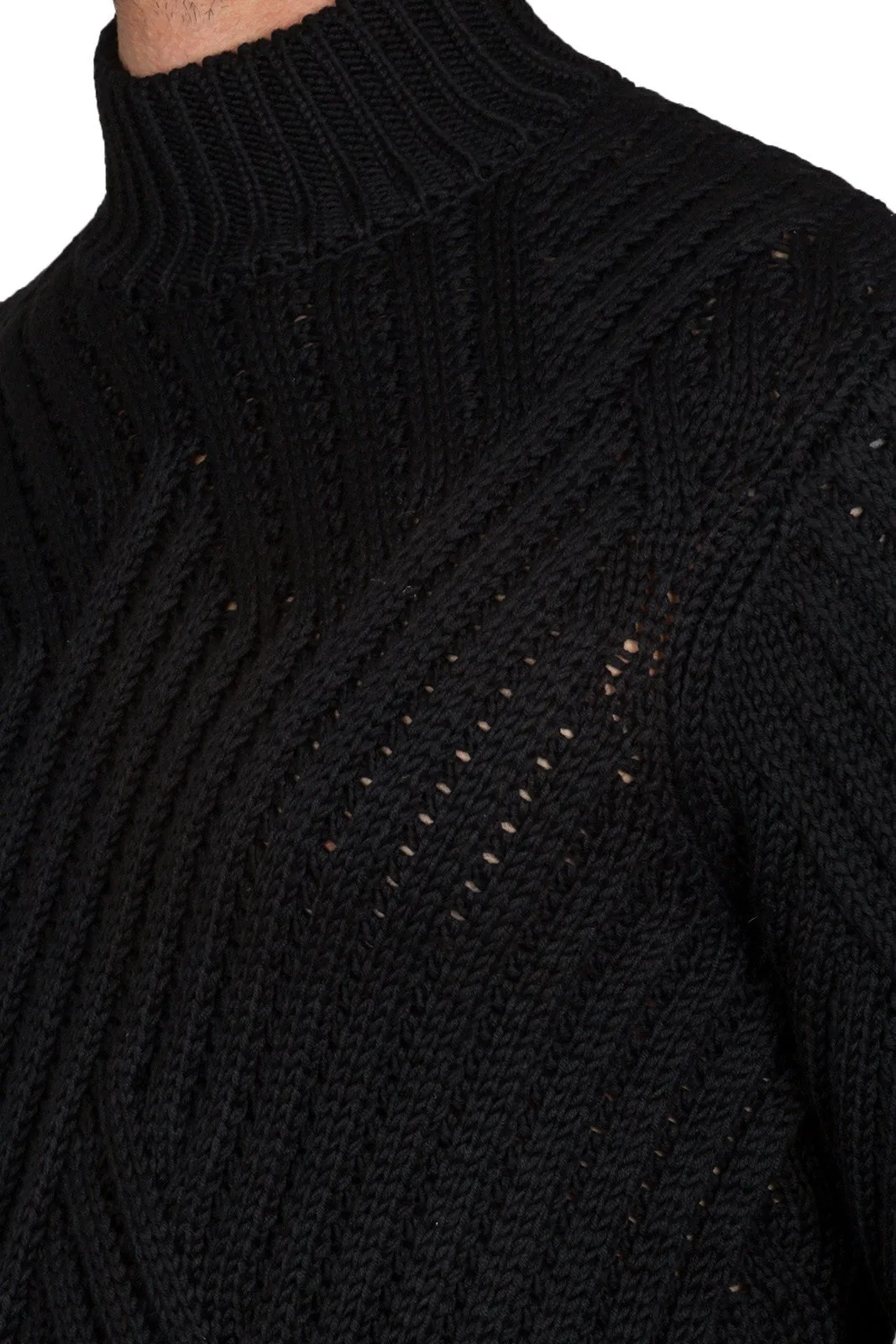 Textured Roll Neck Jumper