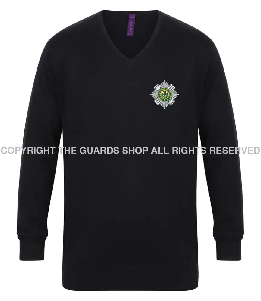 The Scots Guards Lightweight V Neck Sweater