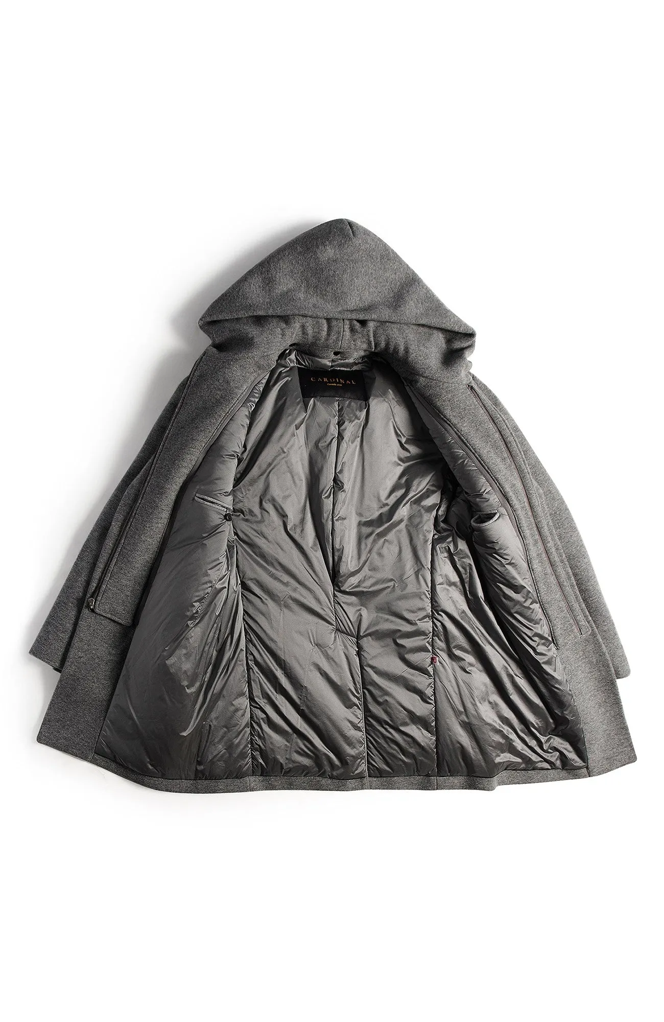 TYSON CHARCOAL TOPCOAT WITH PRIMALOFT INSULATION