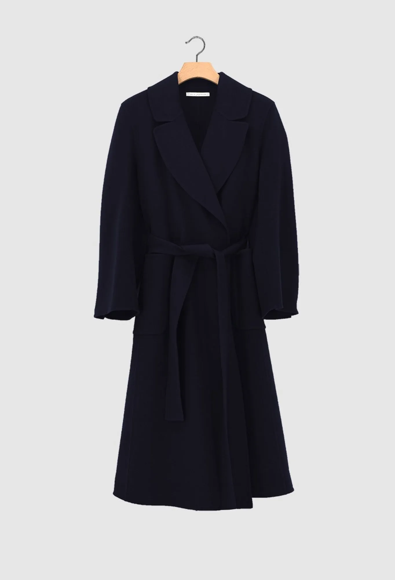 ULLMANN - Double-Face Wool Coat in Navy