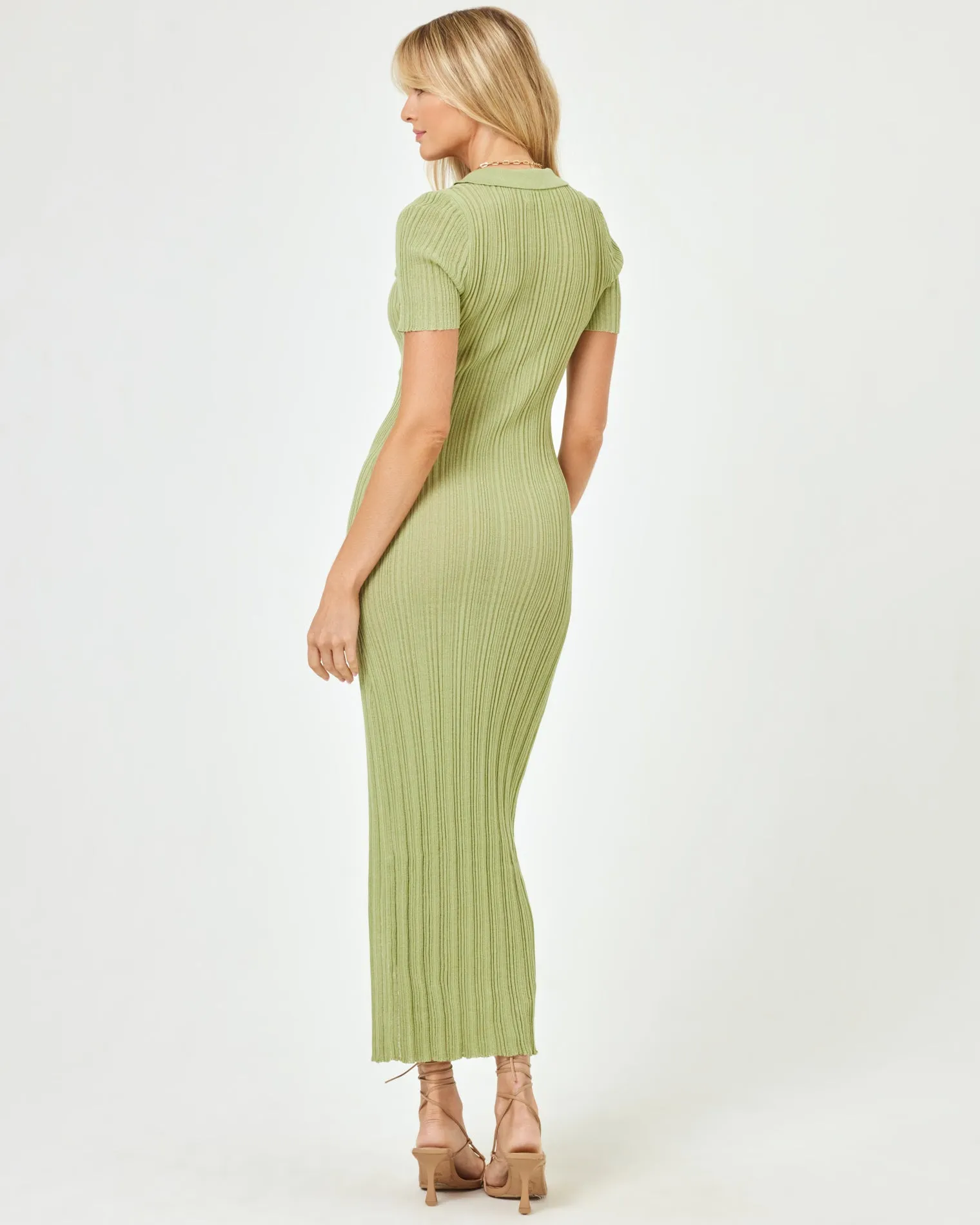 Undertow Dress - Light Olive