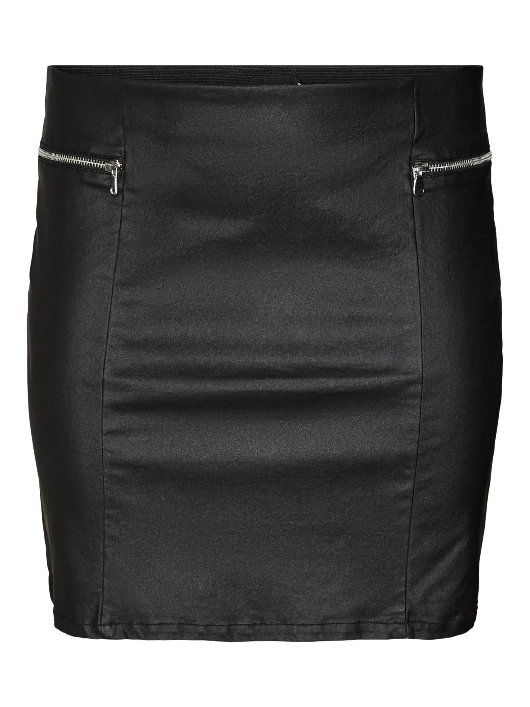 Vero Moda Curve Black Coated Skirt