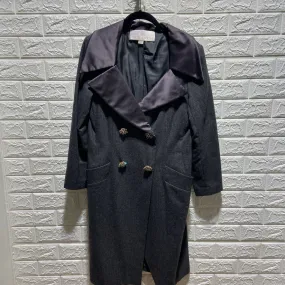 Vintage Satin Collar Union Made Wool Coat