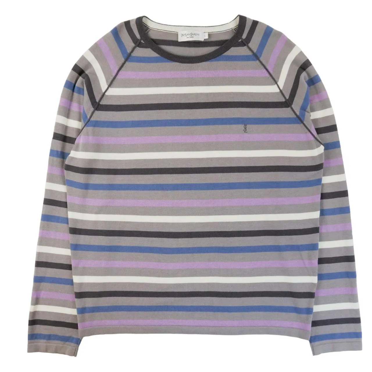 Vintage YSL Yves Saint Laurent Striped Jumper Size L