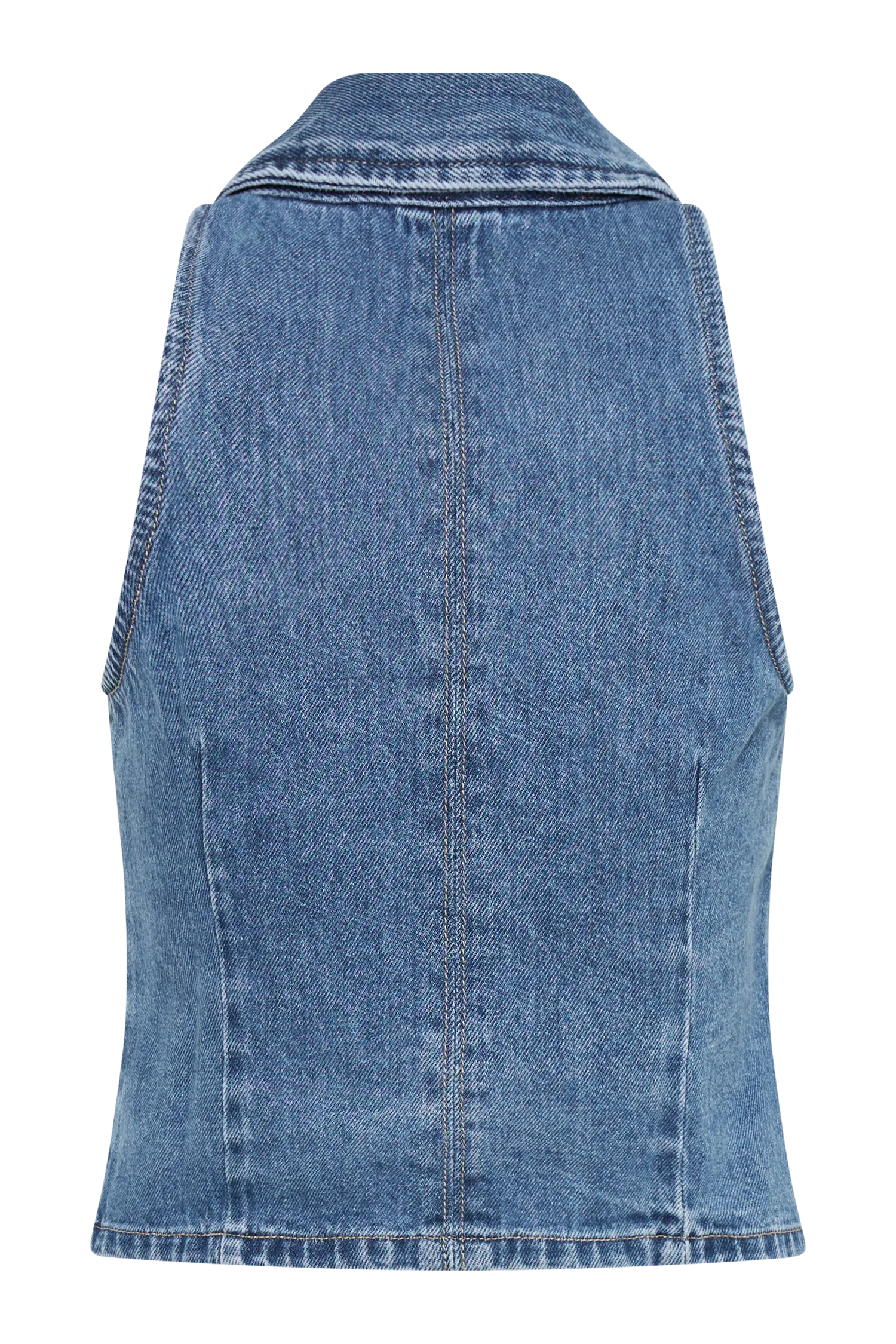 Vivienne Denim Vest - 70'S Blue