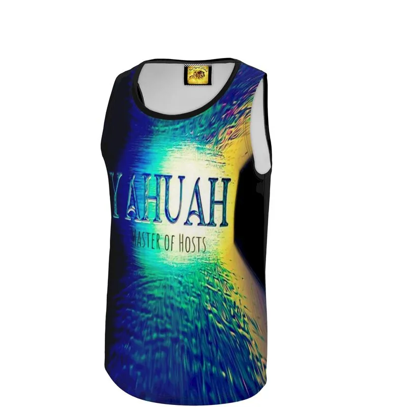 Yahuah-Master of Hosts 02-01 Men's Designer Sleeveless Flowy T-shirt