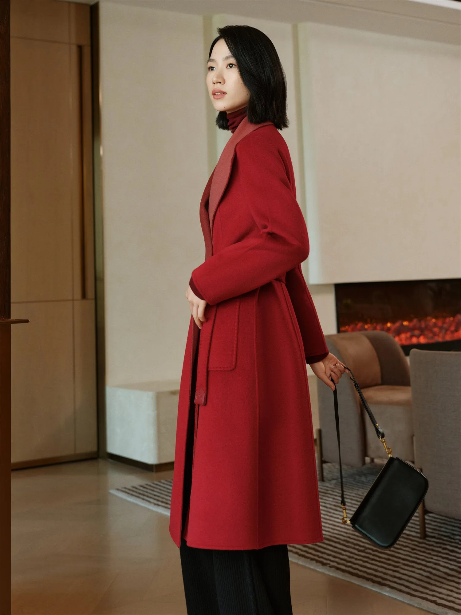 YAYING Wool Cashmere Coat