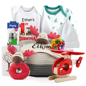 Zeronto Baby Gift Basket - Journey To The North Pole