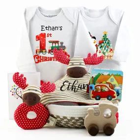 Zeronto Baby Gift Basket - My First Christmas